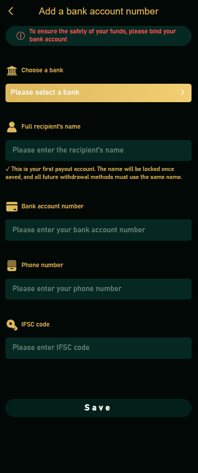 DM First Withdrawal Proofs